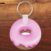 Roze sleutelhanger voor donkerdonkerdonkerdonker (Voorkant)