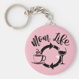 Roze Sleutelhanger voor het leven van mama - Koffi