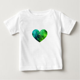 Roze Slijm Hart Baby T-Shirt 