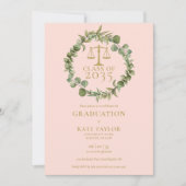 Roze Slinger Afstudeerfoto Rechten Kaart (Voorkant)