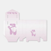 roze slippers bedankdoosjes (Uitgevouwen)