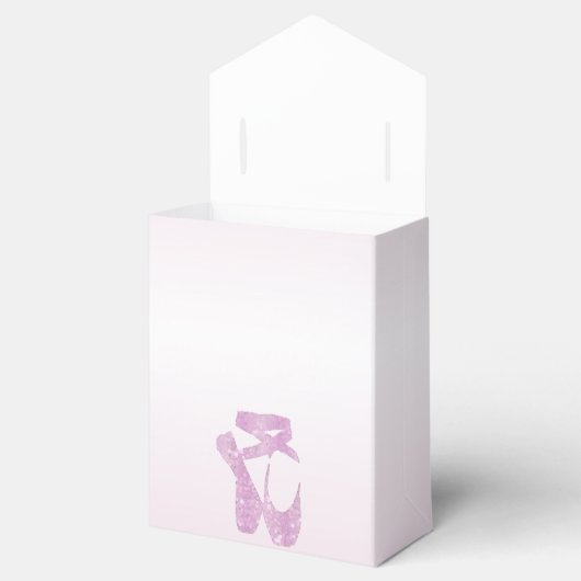 roze slippers bedankdoosjes (Geopend)