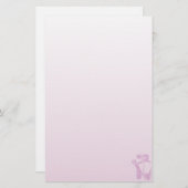 roze slippers briefpapier (Voorkant / Achterkant)