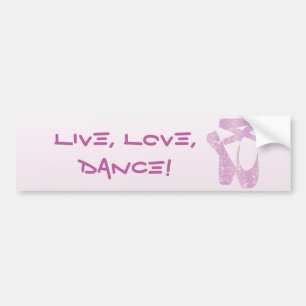 roze slippers bumpersticker