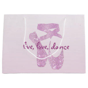 roze slippers large cadeautasje