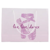 roze slippers large cadeautasje (Achterkant)