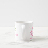 Roze sloopkop espresso kop (Achterkant)