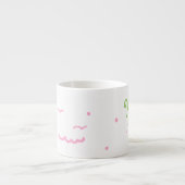 Roze sloopkop espresso kop (Voorkant)