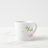 Roze sloopkop espresso kop (Voorkant rechts)