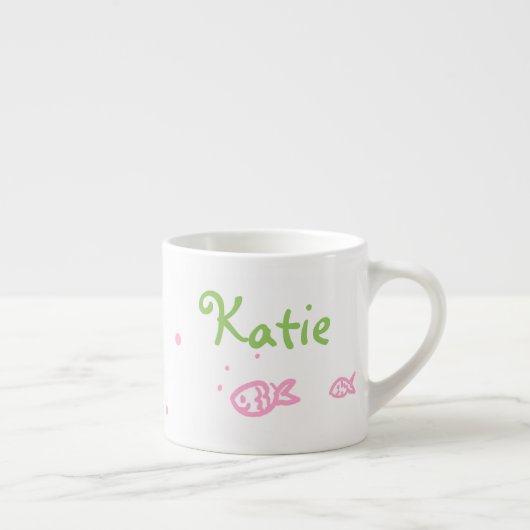Roze sloopkop espresso kop (Rechts)