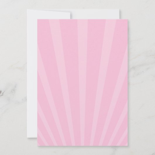 Roze Slumber Party Verjaardag uitnodiging (Achterkant)