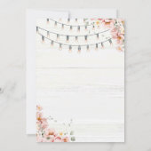 Roze S'more Fun Meisjes Verjaardagsuitnodiging Ver Kaart (Achterkant)