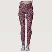 Roze Snake Print Leggings (Voorkant)