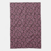 Roze Snake Print Theedoek (Verticaal)