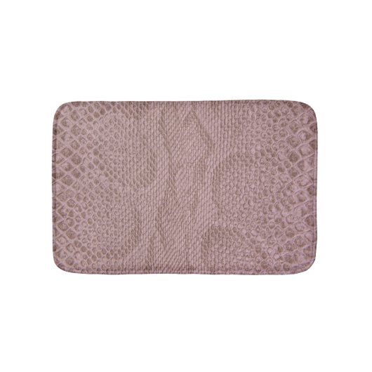 Roze Snakeskin Badmat (Voorkant)