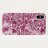 Roze Snakeskin Case-Mate iPhone Case (Achterkant (horizontaal))