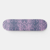 Roze snakeskin — Dierafdrukken Persoonlijk Skateboard (Horizontaal)