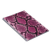 Roze Snakeskin Notitieboek (Rechterzijde)