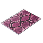 Roze Snakeskin Notitieboek (Linkerzijde)