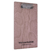 Roze Snakeskin-patroon Klembord (Rechts)