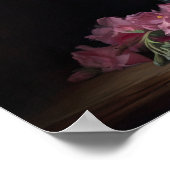 Roze Snapdragon Flowers Art Print Poster (Hoek)