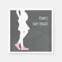 Roze Sneakers Baby Bump Baby shower