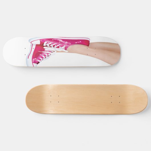 Roze Sneakers skateboard (Horizontaal)