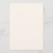 roze sneeuwbal verjaardagsuitnodiging kaart (Achterkant)