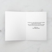 Roze Sneeuwman Warme Winterwensen Feestdagen Kaart (Binnen)