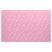 roze sneeuwschilfering op kerst stof (Fat Quarter)