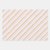 Roze Sneeuwvlok Baby shower Gift Wrap Sheets Inpakpapier Vel (Voorkant 2)