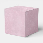 Roze sneeuwvlok Baby shower gunstbox Bedankdoosjes (Achterkant)