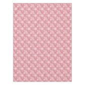 Roze sneeuwvlok patroon Vakantie tafelkleed (Voorkant)