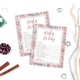 Roze Sneeuwvlokken Baby shower Wensen voor Baby Ka