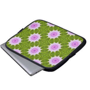 Roze Sneeuwvlokken Laptop Hoes
