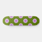Roze Sneeuwvlokken Skateboard (Horizontaal)