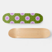 Roze Sneeuwvlokken Skateboard (Horizontaal)