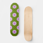 Roze Sneeuwvlokken Skateboard (Voorkant)