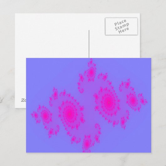 Roze Sneeze Briefkaart (Voorkant / Achterkant)