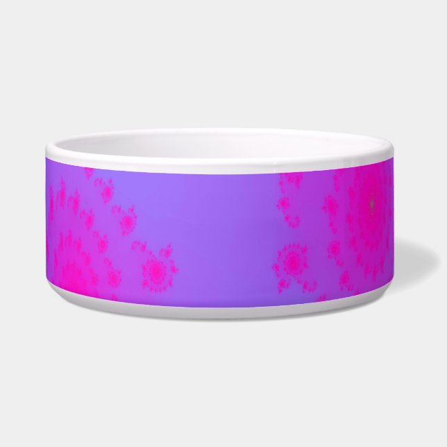 Roze Sneeze Dog Bowl Voerbakje (Voorkant)