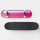 Roze Snoep ballon Persoonlijk Skateboard (Horizontaal)