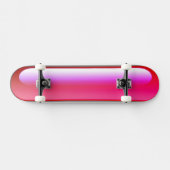 Roze Snoep ballon Persoonlijk Skateboard (Horizontaal)