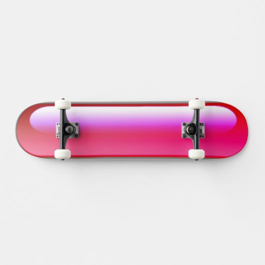 Roze Snoep ballon Persoonlijk Skateboard (Horizontaal)