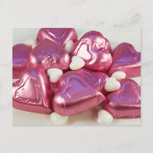 Roze Snoep Briefkaart