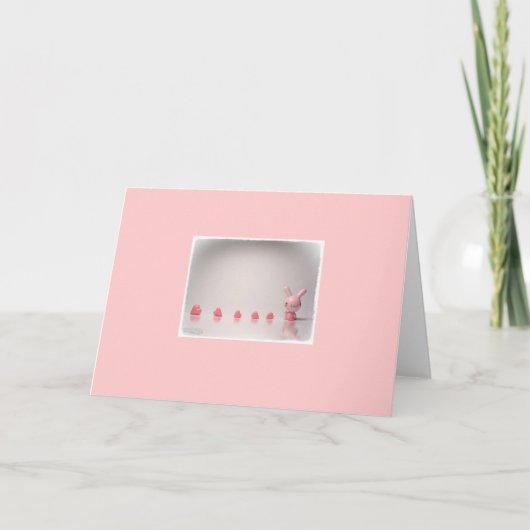 roze snoep briefkaarten (Voorkant)
