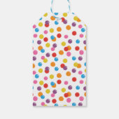 Roze Snoep Bubble Gum Hartelijk dank Cadeaulabel (Achterkant)