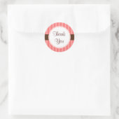 Roze Snoep Dank u Stickers (Tas)