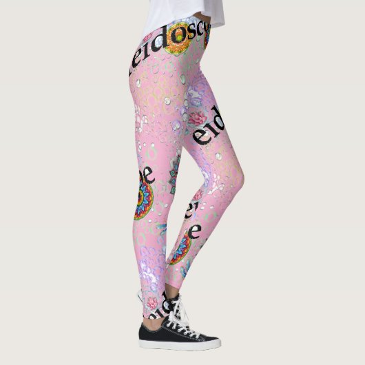 Roze Snoep Floss Steampunk Leggings (Rechts)