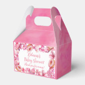 Roze Snoep Lijst Meisje Baby shower Bedankdoosjes (Voorkant Zijde)