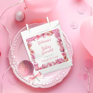 Roze Snoep Lijst Meisje Baby shower Bedankzakje